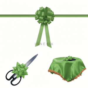 Pita Peresmian Ignesia Set Lengkap Orannge Pita Peresmian Ignesia Set Lengkap